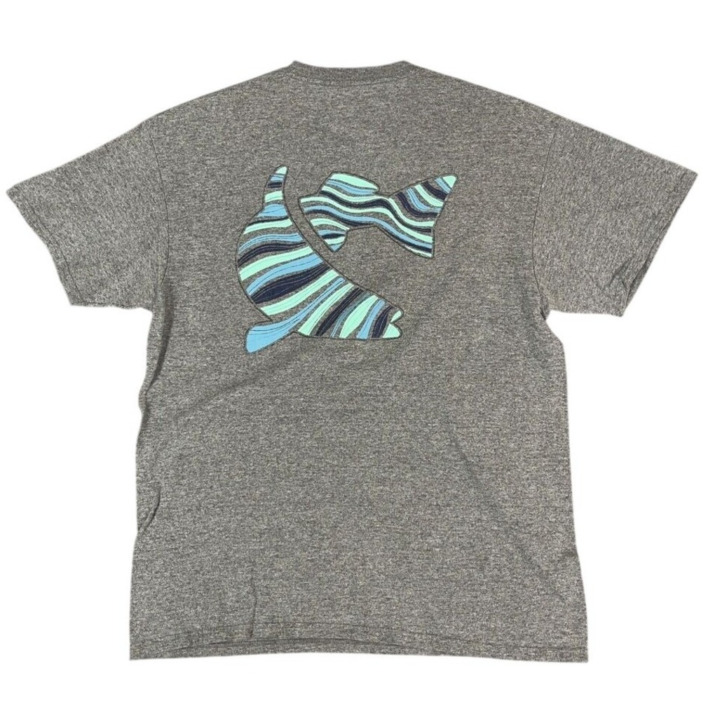 Costal Conservation Association‎ Shirt Mens L Gray Saltwater Fish South Carolina